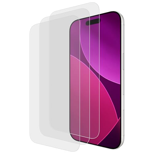 Case-Mate iPhone 17 Screen Protector with Installation Tray - Pack of 3 - Durable and Anti-Scratch Tempered Glass w/Touch Sensitivity, Ultra High Clarity, Case Friendly, Easy to Apply - Clear by Case-Mate - Used condition - US$5.38