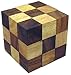 6 Wooden Puzzle Gift Set in A Wood Box - 3D Unique IQ Puzzles