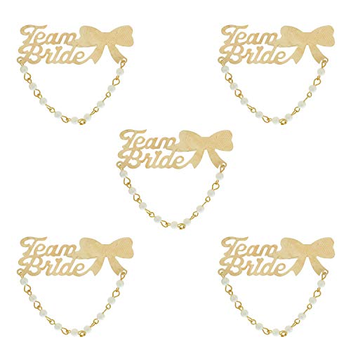 Image of Sanvatsar Team Bride Brooch /Brooch /Brooches Pin Pack for Men & Women Gold Color