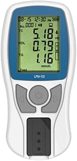 Cholesterol Meter Lipid Test Meter Cholesterol Test Meter Cholesterol Test Kit Analyzer + 5 Strips