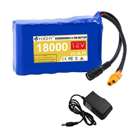 Batería de litio recargable 12V 18000mAh para acumulador de barco teledirigido
