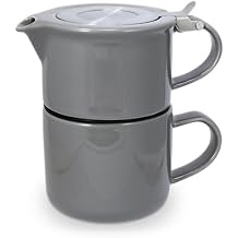 FORLIFE Tea for One with Infuser 14 ounces, Gray