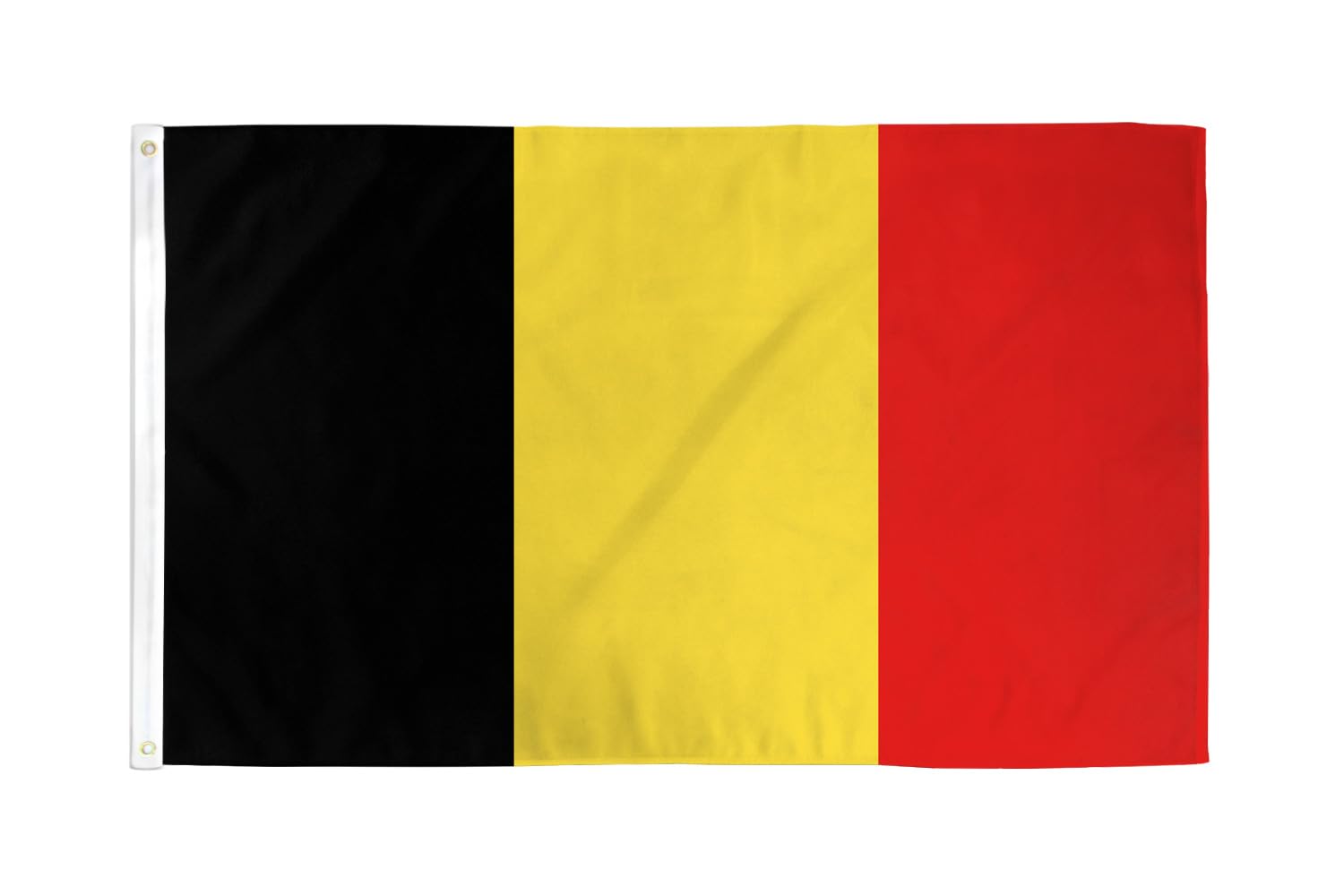 Bandera de Bélgica náutica ligera doble cara de 3x5 FT para barcos de recreo 1