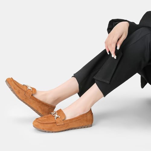 Image of Cvistpieo Loafers for Women Business Casual Shoes Comfortable & Lightweight Penny Loafers Slip On Work Flats