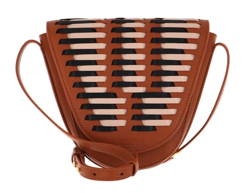 Bolso bandolera Coccinelle Josephine de cuero premium en marrón caramel