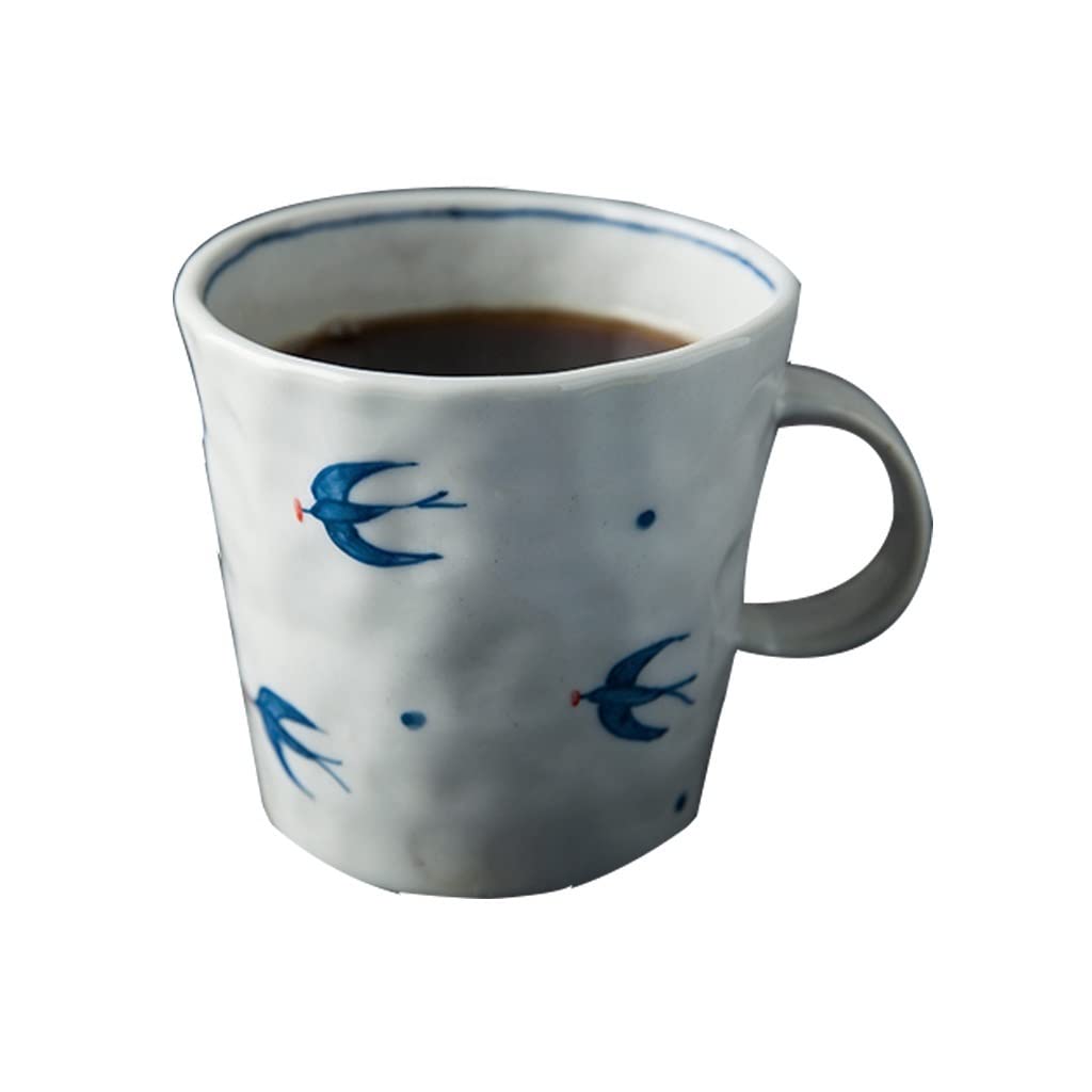 Tazza da Caffè Tazza di latte ceramica della tazza di acqua della famiglia della tazza di tè della tazza di tè della tazza del tè del tè del pomeriggio della tazza del tè del pomeriggio (8.4oz) Set di