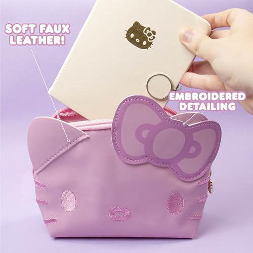Image of Horizon Group USA Official Sanrio Hello Kitty Pouch, Pink Hello Kitty Pencil Case With Keychain, Cute School Supplies, Sanrio Stuff, Cute Stationery, School Supplies & Makeup Bag