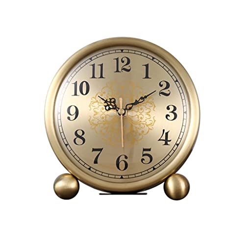 Clocks for Desk Modern Minimalist Metal Mute Desk Clock Living Room Study Desktop Clocks Desktop Home Clock Fashion Ornaments Decorate Table Clock