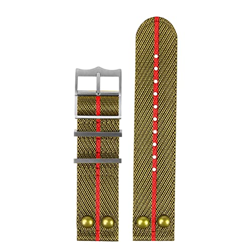 Bracelet nylon Omega Seamaster toile anti-irritation à rivets 20 mm 22 mm