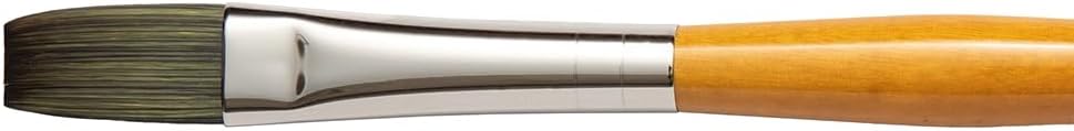 Isabey Isacryl Synthetic Brush, Flat, 8, Natural