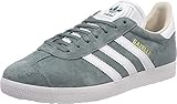 Colore: Verde adidas Gazelle W, Scarpe da Ginnastica Donna, Verde (Raw Green/Ftwr White/Linen), 41 1/3 EU