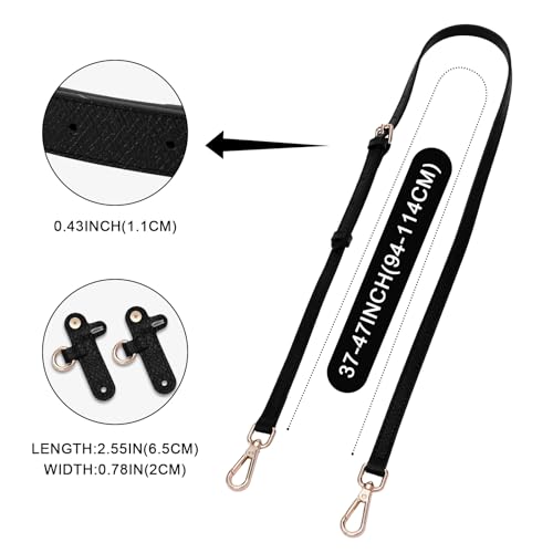 Image of Upgraded Bags Leather Shoulder Strap for Longchamp Mini Bag Conversion Kit, Purse Straps Crossbody Adjustable Replacement Conversion Kit Fit Compatible with Long Champ Handbag