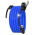 PERIOR 30 FT Heated Drinking Water Hose for RV Camper, NSF 372 Certified Garden Hose with Automatic Thermostat, Antifreeze Protection to -40°F, GFCI Protection, 5/8" ID, 3/4" GHT Adapter