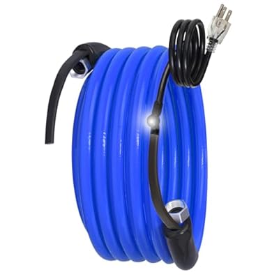 PERIOR 30 FT Heated Drinking Water Hose for RV Camper, NSF 372 Certified Garden Hose with Automatic Thermostat, Antifreeze Protection to -40°F, GFCI Protection, 5/8" ID, 3/4" GHT Adapter