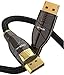 Price comparison product image 8K DisplayPort Cable 1.4 2M by True HQ | Premium Braided Ultra High Speed Gaming DP 1.4 Cable | Supports 8K@60Hz 4K@144Hz/120Hz 2K@165Hz/240Hz | HBR3 HDR FreeSync G-Sync | RTX 3080 PC Laptop Monitor