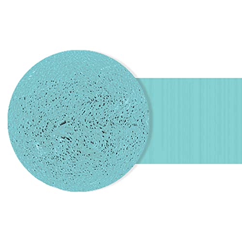 Rolo de papel crepe azul Robin Eggs - 2,1 m (1 unidade) - Ótimo para artesanato DIY deslumbrante, decoração de festa e muito mais