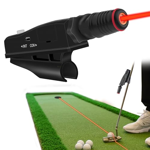 Indoor Golf Laser Putting Training Aid with Two Modes, Putting Training Aid for Alignment Tool,...