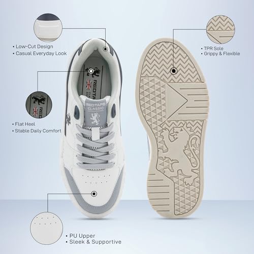 Image of Red Tape Casual Sneaker Shoes for Women | Classic Rounded Toe & Pampering Cushioned Comfort