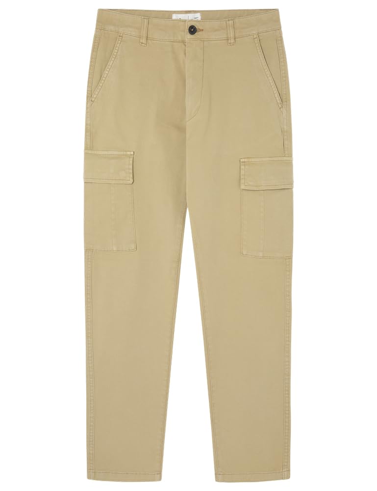 Springfield Men's Cargo Trousers, Standard Beige, 48W/42L