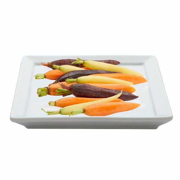 Fancy Rainbow Carrots Fresh Colorful Heirloom Blend Purple Orange Yellow White Carrots Crisp Sweet Flavor Perfect for Roasting Snacking Salads Non-GMO Farm Fresh Handpicked Premium Quality Vegetable Pack, [ 32 oz , 2 lbs ]