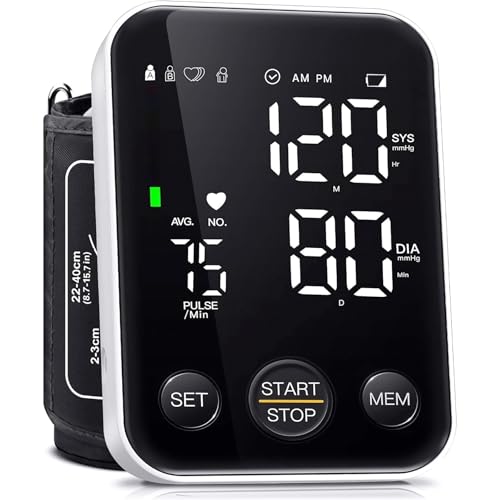 Oklar Blood Pressure Monitor Upper Arm Monitors for Home Use BP M...