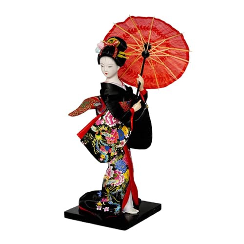 Poupée japonaise geisha kimono ornement maison et figurine de collection asiatique