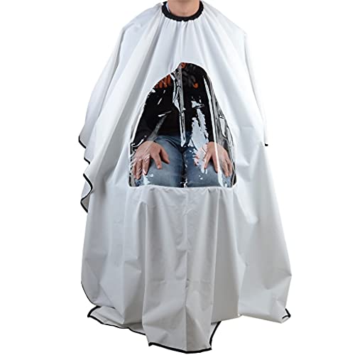 Salon Barber Hair Cutting Gown Cape Viewing Window Hairdresser Hairdressing