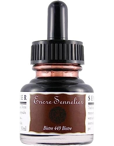 Sennelier Drawing Ink - Bistre - 30ml by Sennelier, 30 ml