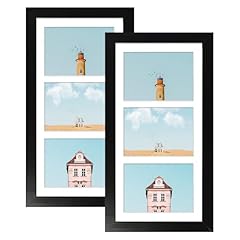 Black With White Mat