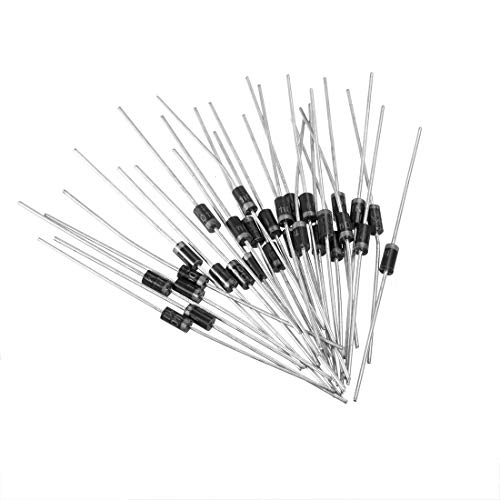 E-Projects - 1N4007 Diode, DO-41, General Purpose Silicon Rectifiers, 1A, 1,000V (Pack of 100 pcs)