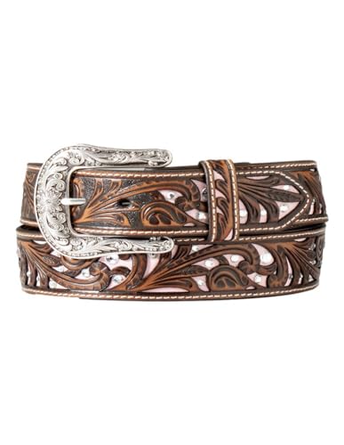 ARIAT Women's Scrolling Filigree Crystal Belt