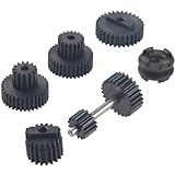 ShareGoo 1Set Gearbox Steel Gear Set Fit for Dual-Speed Transmission Gear Box Compatible with WPL B1 B14 B24 B16 B36 C14 C24 1/16 RC Car