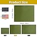 ZESION Green Tactical Patch Wall Board,Collapsible Tactical Patch Display, Hook and Loop Military Patches Holder (27.5