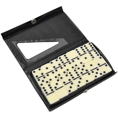 Juego de Domino clásico 28 piezas con estuche portátil miniatura 6