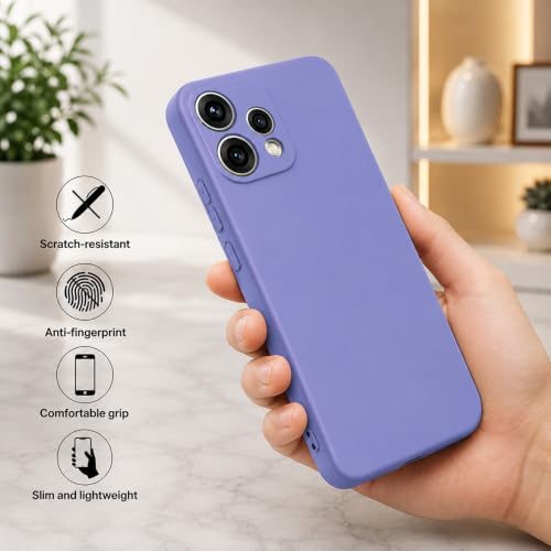 Image of Back Cover Compatible with Oppo Reno15 5G | Full Camera Protection | Premium Liquid Silicon Case | Flexible Bumper Case for Oppo Reno15 5G (Blue)