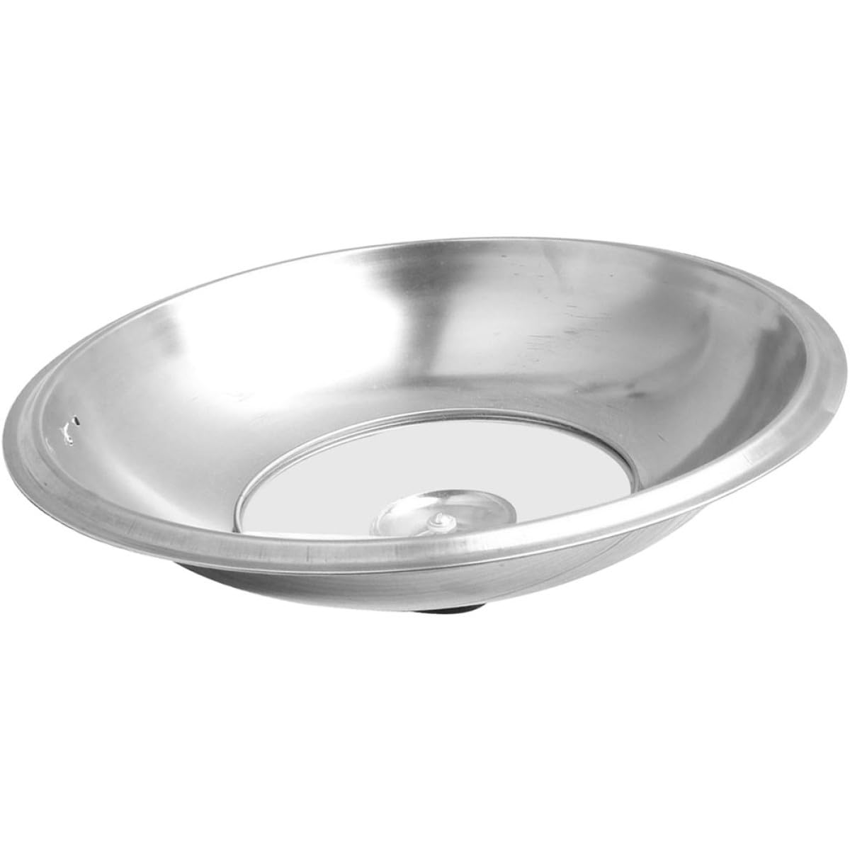Überlaufsicherer Universaldeckel aus Edelstahl und Glas mit Sichtfunktion als Spritzschutz für Töpfe und Pfannen in Küche