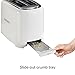 Proctor Silex 2-Slice Extra-Wide Slot Toaster with Shade Selector, Cool Wall, Toast Boost, Slide-Out Crumb Tray, Auto-Shutoff and Cancel Button, White (22216)