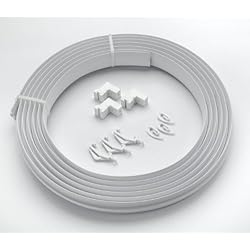 Sunflex/Bobina de plástico Universal para Cortina Blanco 500 cm/5 M