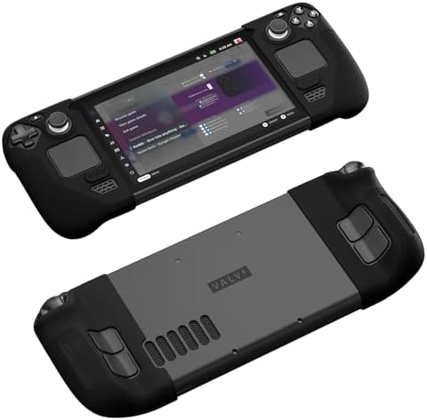 JSAUX Silicone Grip Case Set for Steam Deck OLED/LCD, Left & Right, Black — 사진 2