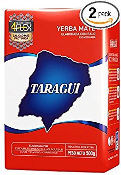 Yerba Mate Taragui Vitality,Orange,Liviana,Citricos Del Litoral,Regular Blend,Loose Leaf 1.17 Lbs/500 G (2 Pack) (REGULAR BLEND)