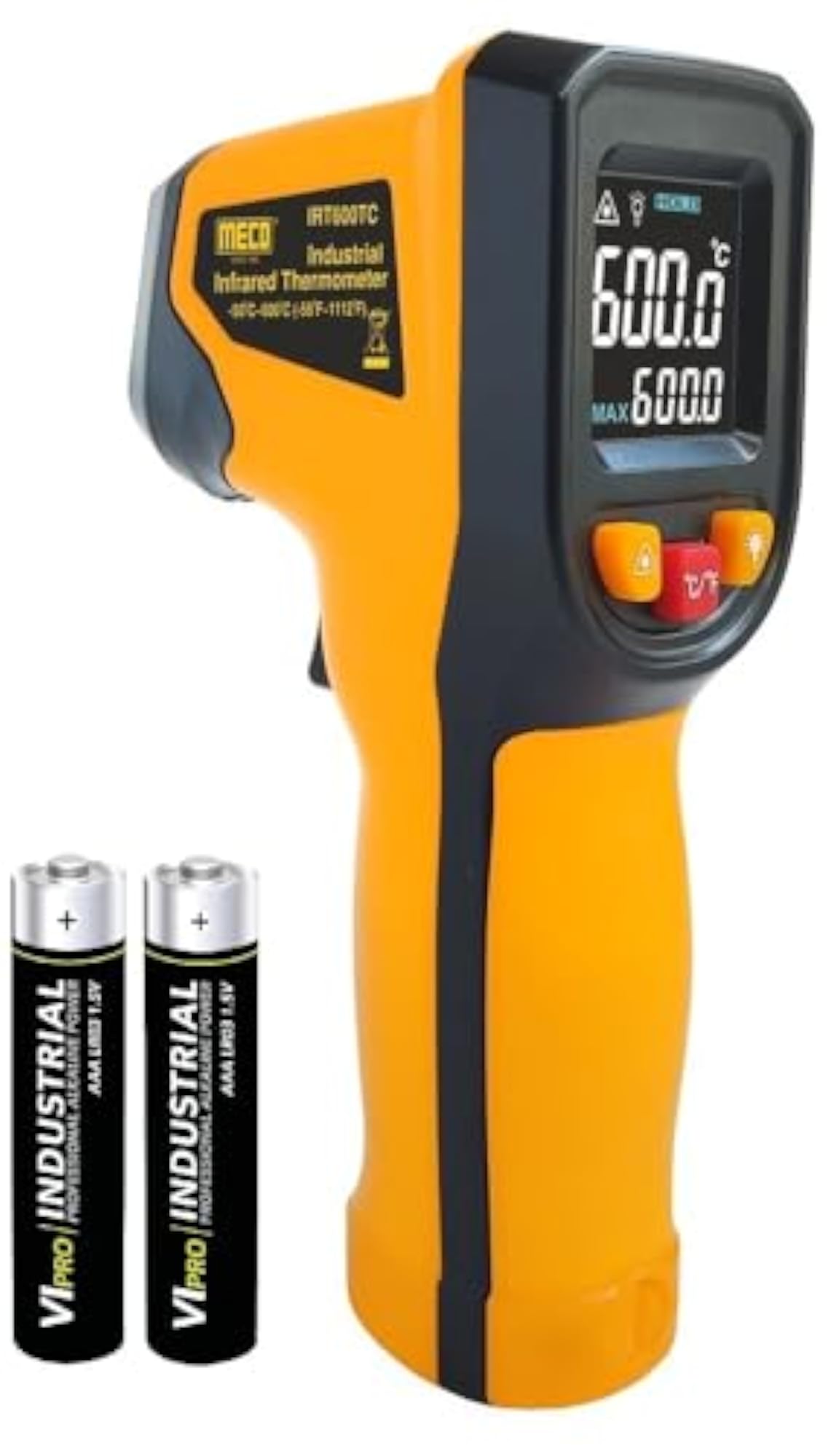 Digital Industrial Infrared Gun, Non-Contact Laser Meter