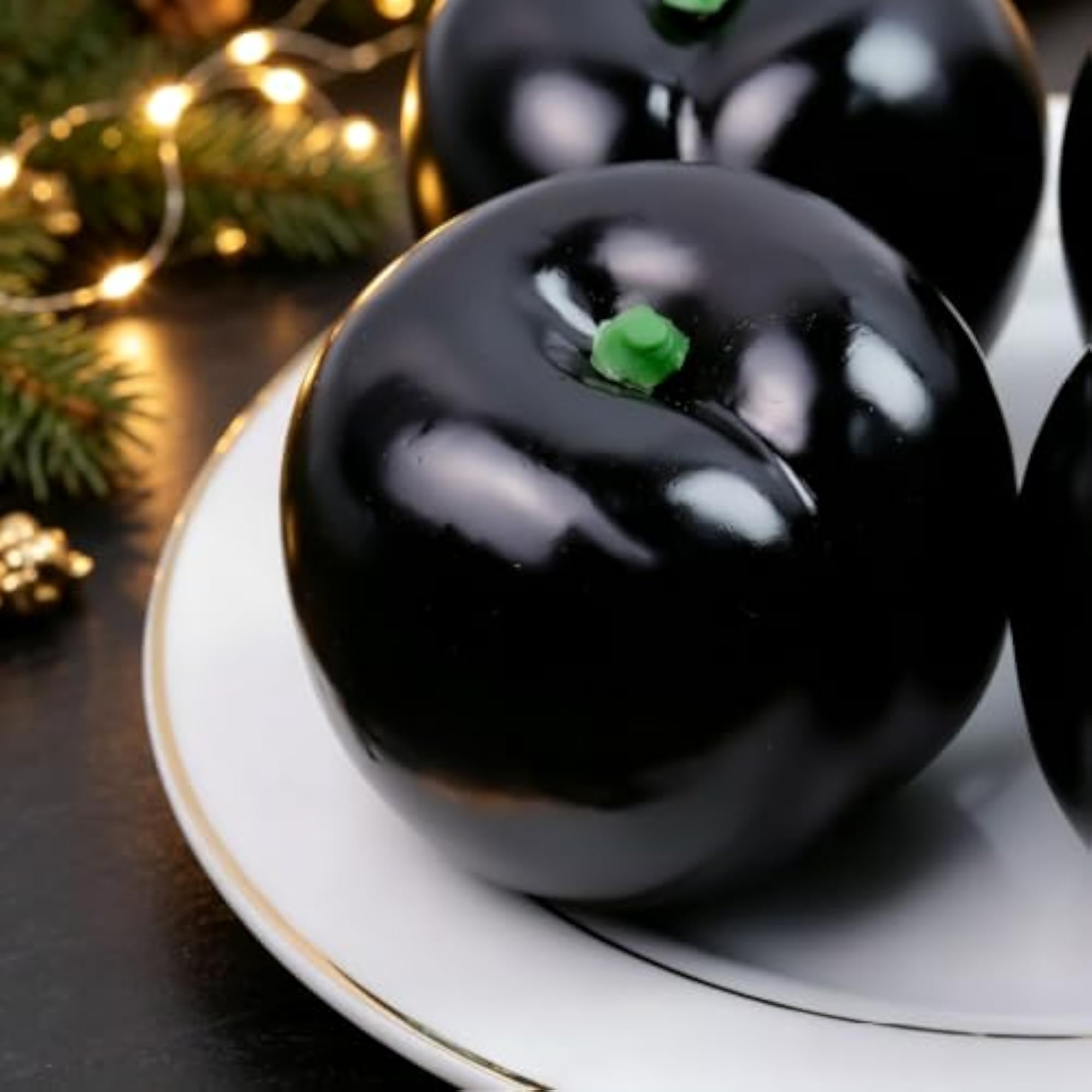 8PCS Artificial Brin Plum Decorative Fake Fruit Set