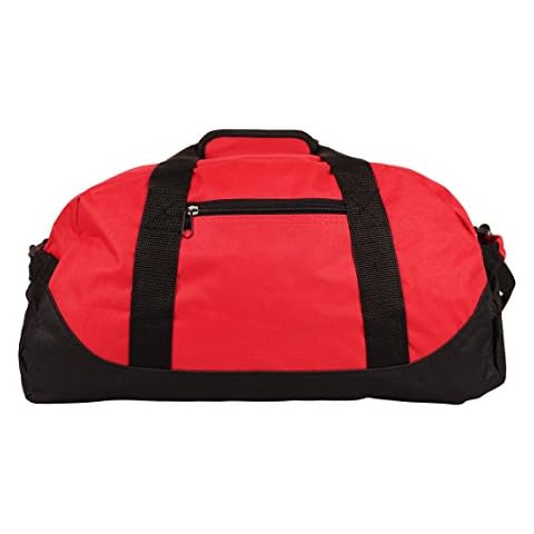 NuFazes 18" Duffel Bag Medium Travel Size Sports Gym Bag (Duffle Bag) Cover