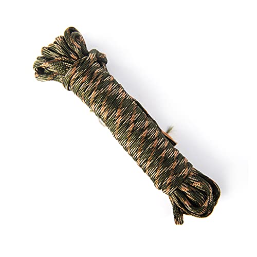 Accesorios para cordón para equipos de supervivencia del camping 550 Cuerda (Color : Color 077, Size: 25 FT)