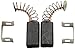 Produktbild Buildalot Specialty Kohlebürsten ca-07-26831 für Bosch PST 52 A - 5x8x16mm - Mit Federn, Kabel und Stecker - Ersatz für Originalteile 2.604.321.914