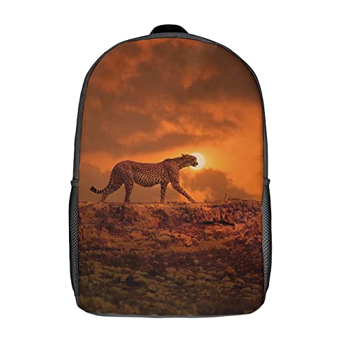 Sac à dos imprimé en 3D Cheetah avec bretelles renforcées confort