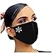 Produktbild Lulupi Glitzer Weihnachtsmotiv Mundschutz Multifunktionstuch Glitzersteine Strass Mund-Nasenschutz Waschbar Weihnachten Motiv Maske Tücher Nasenclips Baumwolle Alltagsmaske Elegant Face Halstuch Schal