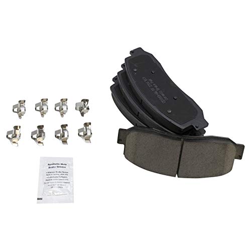 Image of TRQ Front Brake Pad & Rotor Kit with Chemical Kit Ceramic