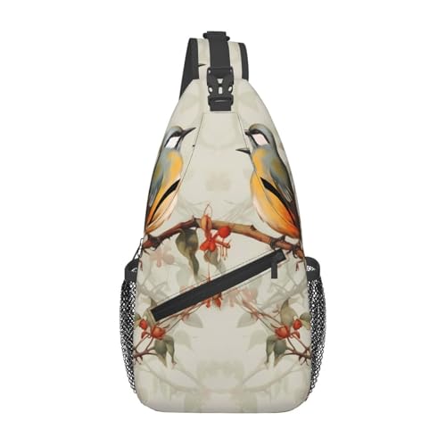 Bolso Sling para Hombres y Mujeres Negro Bolsa Cruzada