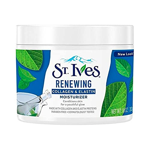 St Ives Crema hidratante facial de colágeno de piel atemporal 10 onzas Cover